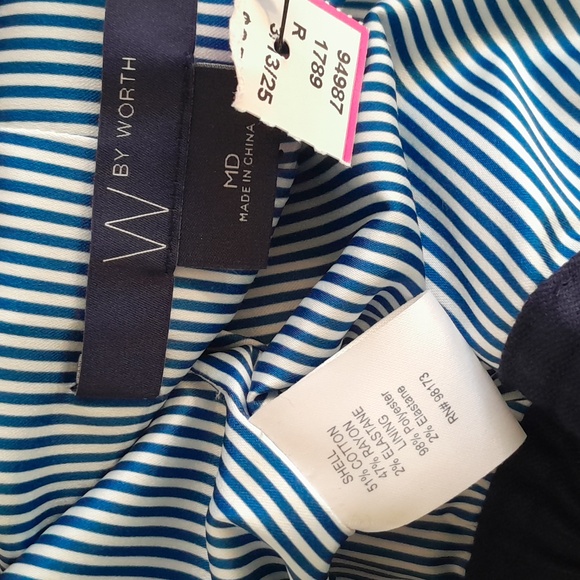 W By Worth Zip Up Jacket SZ Medium - Picture 6 of 16